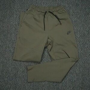 Nike Pants Mens Small Green Tech Woven‎ Joggers Zipper Pocket Tapered CU4483